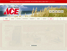Tablet Screenshot of outerbanksace.com